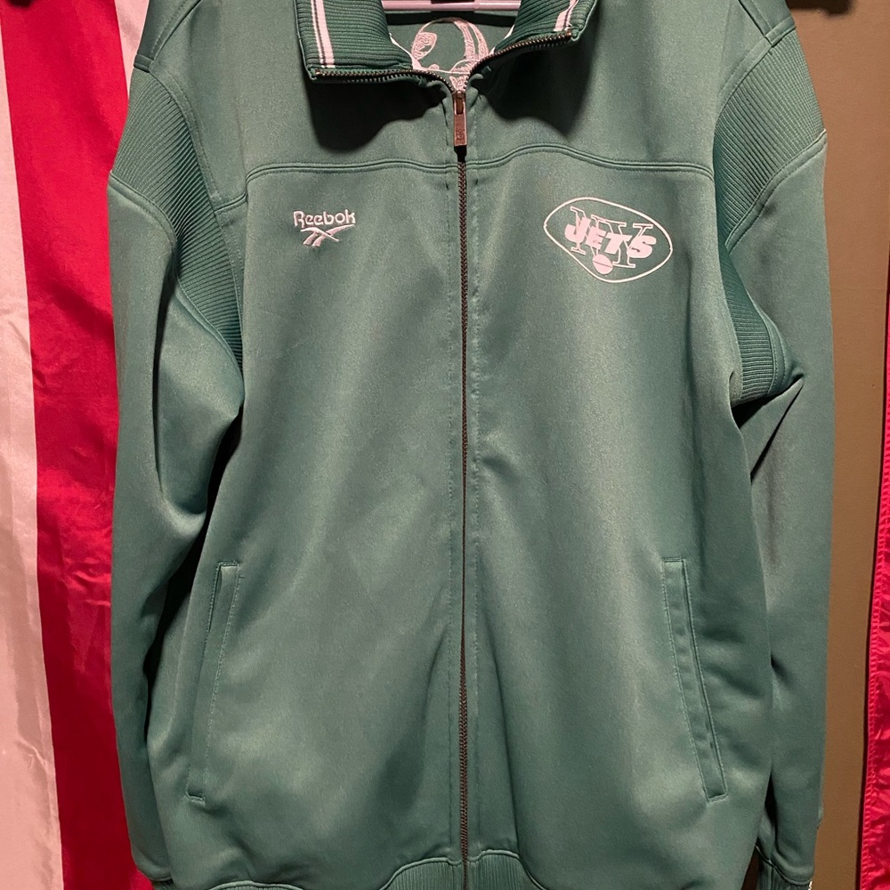 Men’s Vintage Reebok “The Greatest NFL Collection” Joe Namath Jacket Size-Large